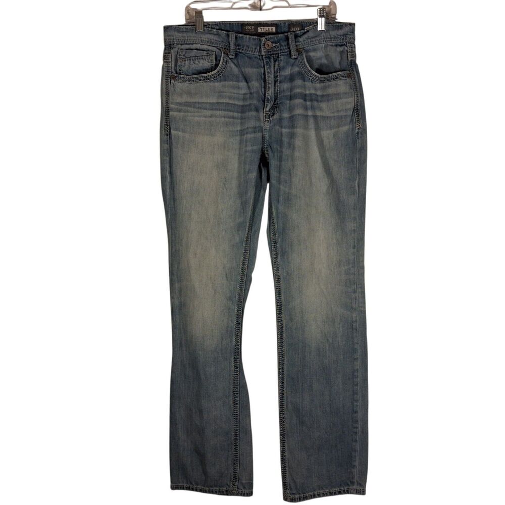 BKE Buckle tyler jeans mens 34XL 34x34 blue denim straight leg fit AB23097
